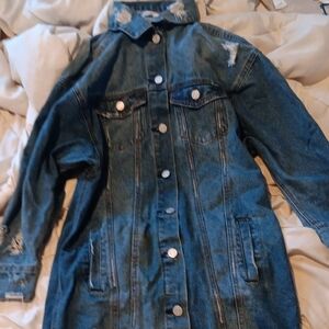 Refuge Distressed Denim Jacket